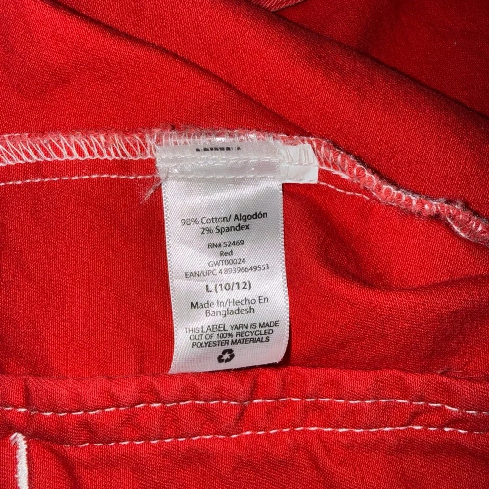 Vibrant Red Kids Jean Jacket - Picture 4 of 6